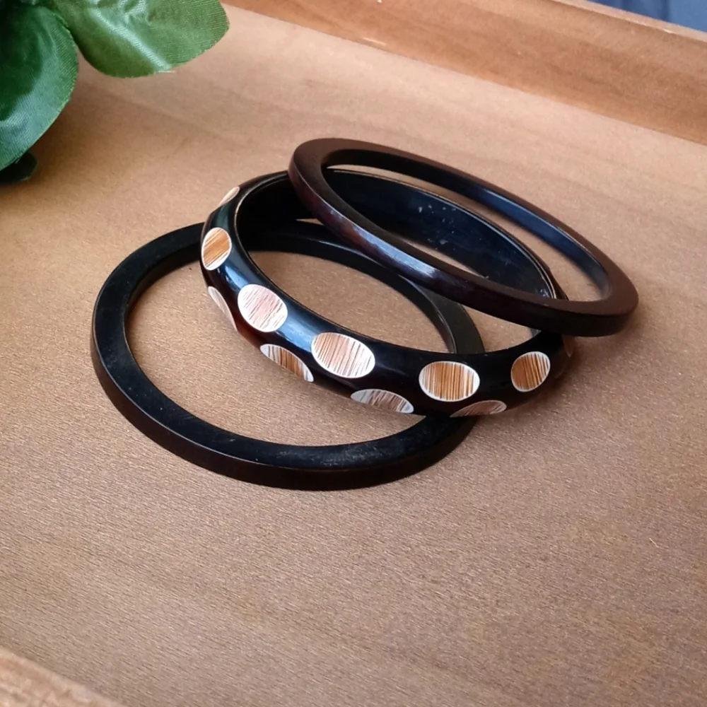 3PC Beautiful Bangle Bracelet Set - Picture 3 of 12